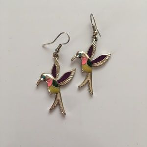 Humming bird fashion earrings